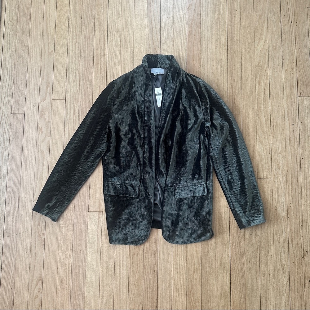 Elegant Black Velvet Blazer